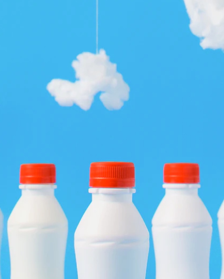 Pictures of milk bottles